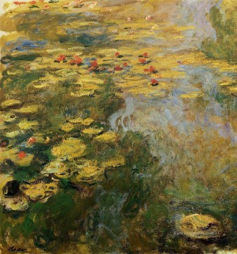  blumen - The Water Lily Pond linke Seite Claude Monet Blumen impressionistische